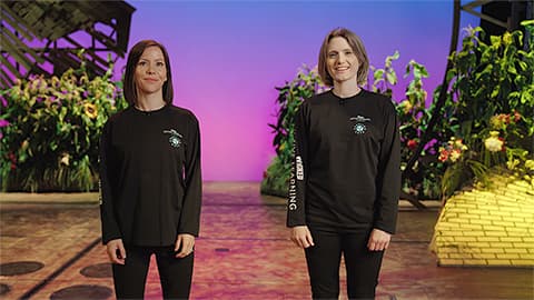 Video screengrab of Anna & Emily, Wicked On-Demand Anti-Bullying Workshop on YouTube